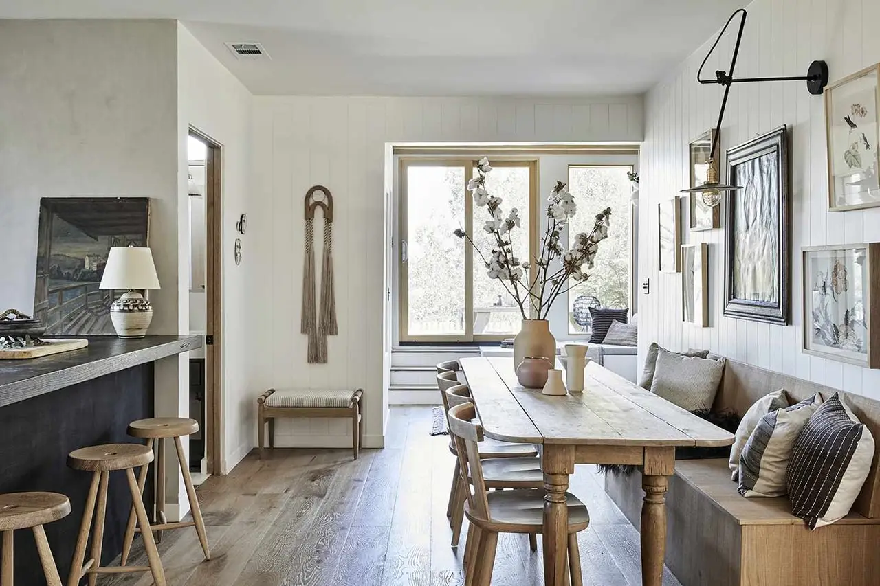 Lighting in wabi-sabi interior