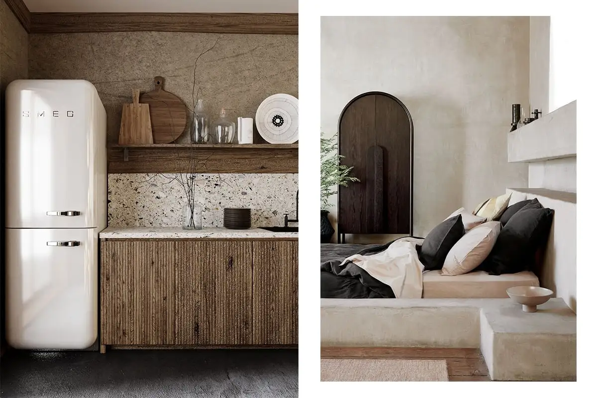 Wabi-sabi color scheme