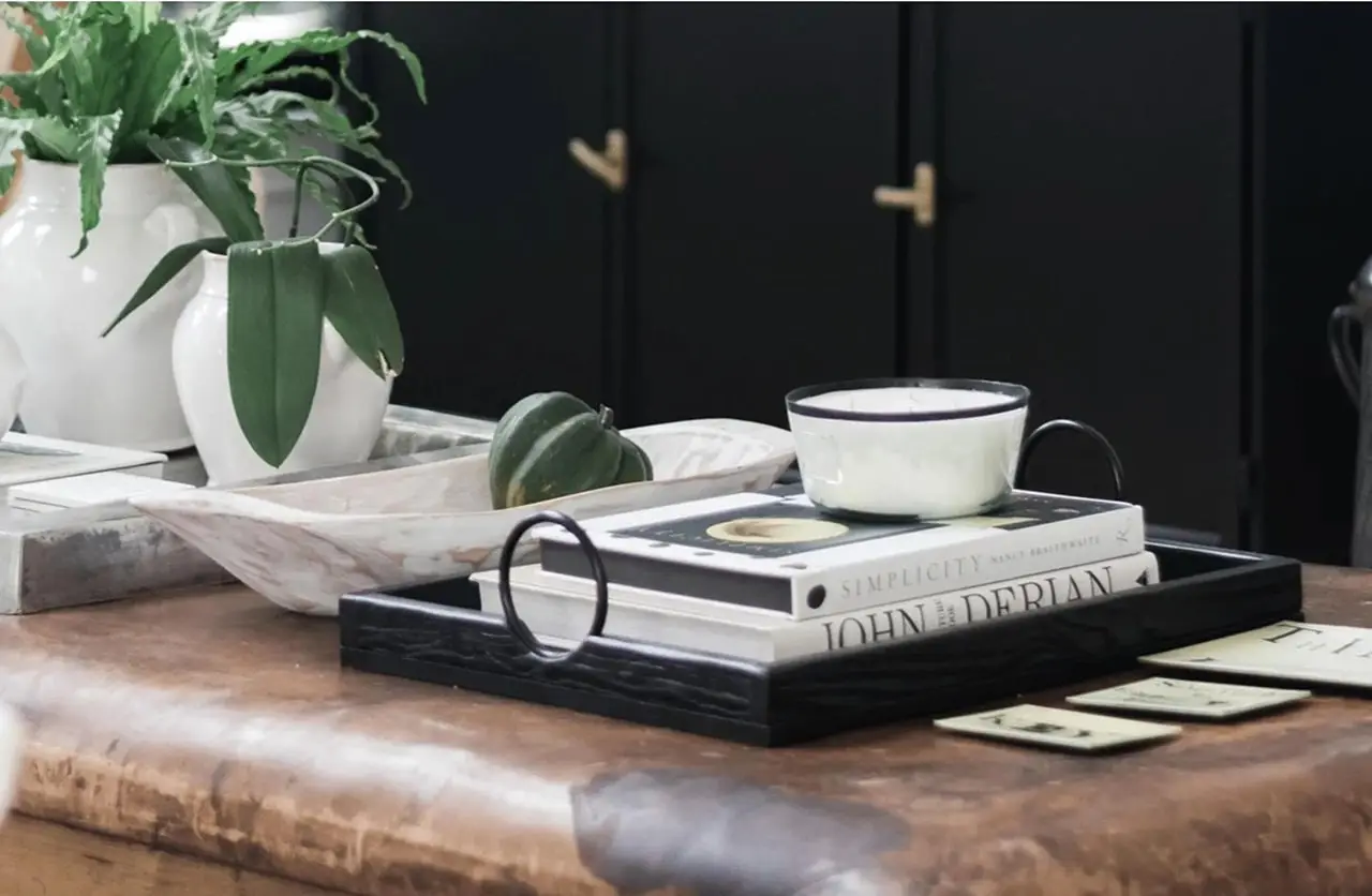 Use books as coasters