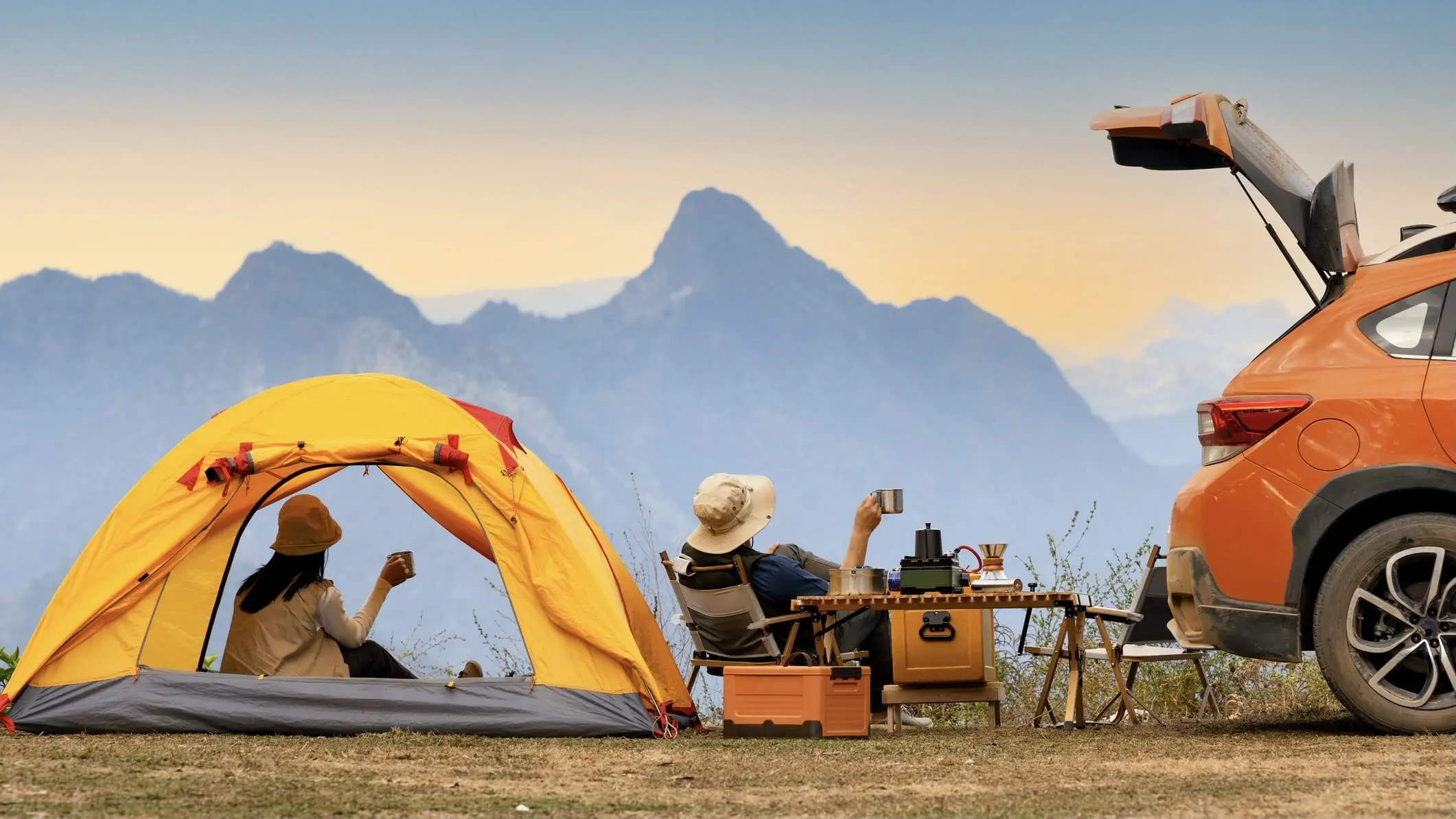 Use proven gear for sleeping and eating outdoors while traveling